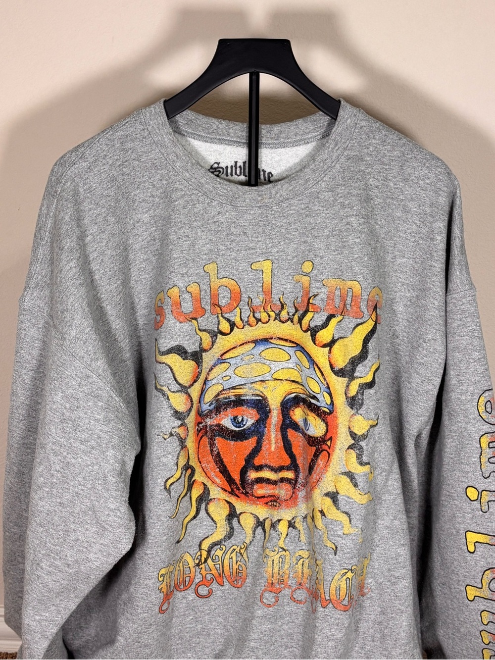 Urban Outfitters x Sublime Sun Washed Gray Pullover Sweatshirt — S/M